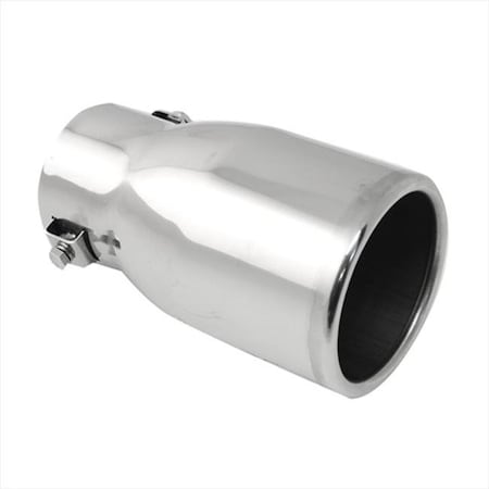 Pilot Automotive PM-583 Stainless Steel Bolt-On Exhaust Tip - Round; 3.5 In. Outlet